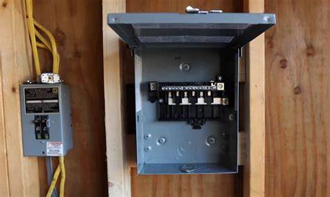 sub panel breaker box 50 amp